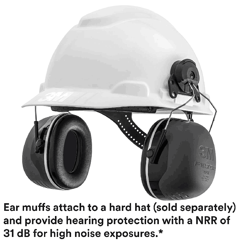 [3M] 3M PELTOR X5P3E-Hard Hat Attached Headphones