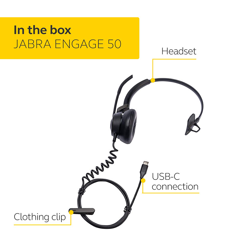 [Jabra] Jabra Engage 50 Headphones