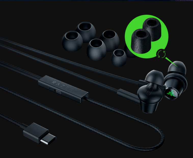 [Razer] Razer Hammerhead USB-C ANC Headphones