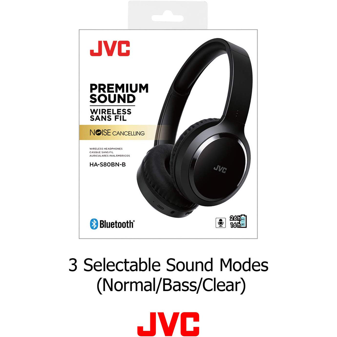 [JVC] JVC HAS80BN Headphones