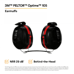 3M PELTOR Optime 105 Earmuffs H10B