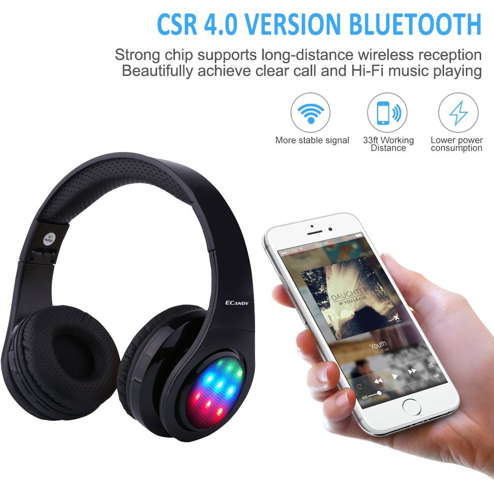 [eCandy] eCandy Ecandy Bluetooth Headphones Headphones