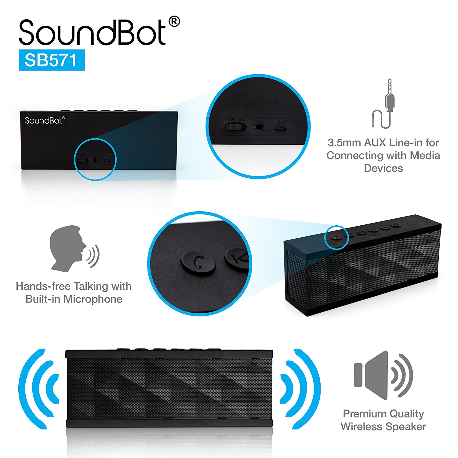 [SoundBot] SoundBot SB571 Headphones