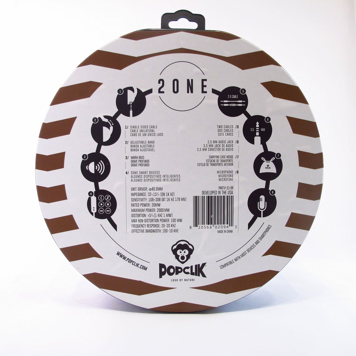 [PopClik] PopClik 2 ONE Headphones