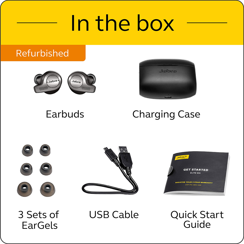 [Jabra] Jabra ELITE 65t Headphones