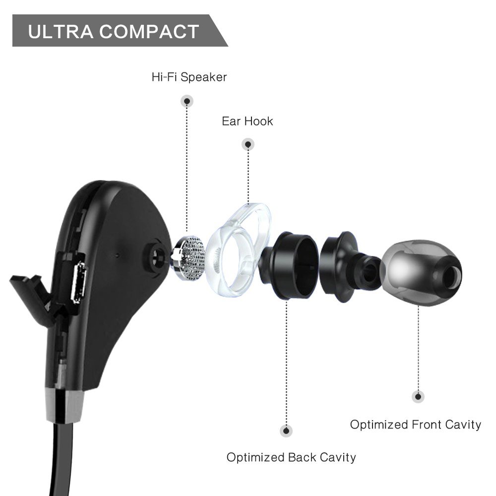 [ANKOVO] ANKOVO ANKOVO Exercise Sweatproof Headphones