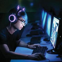 Wired Cat Ear Headphones