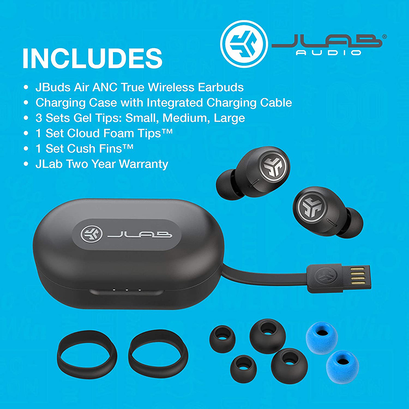 [JLab] JLab JBuds Air ANC True Wireless Headphones