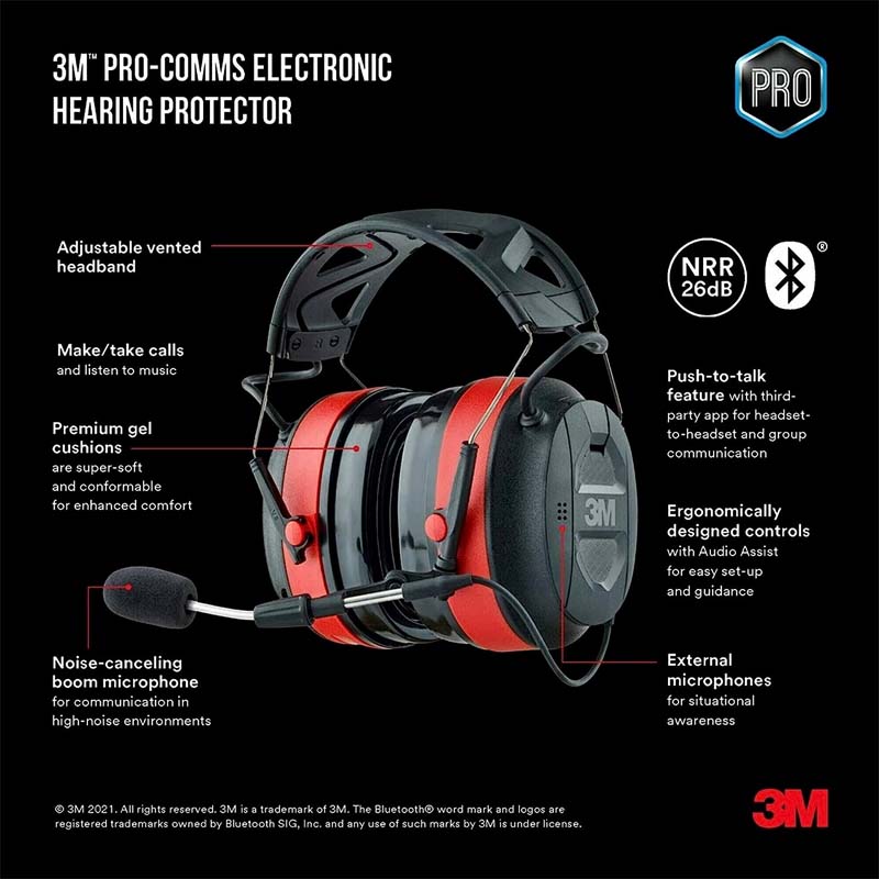 [3M] 3M Pro-Comms Headphones