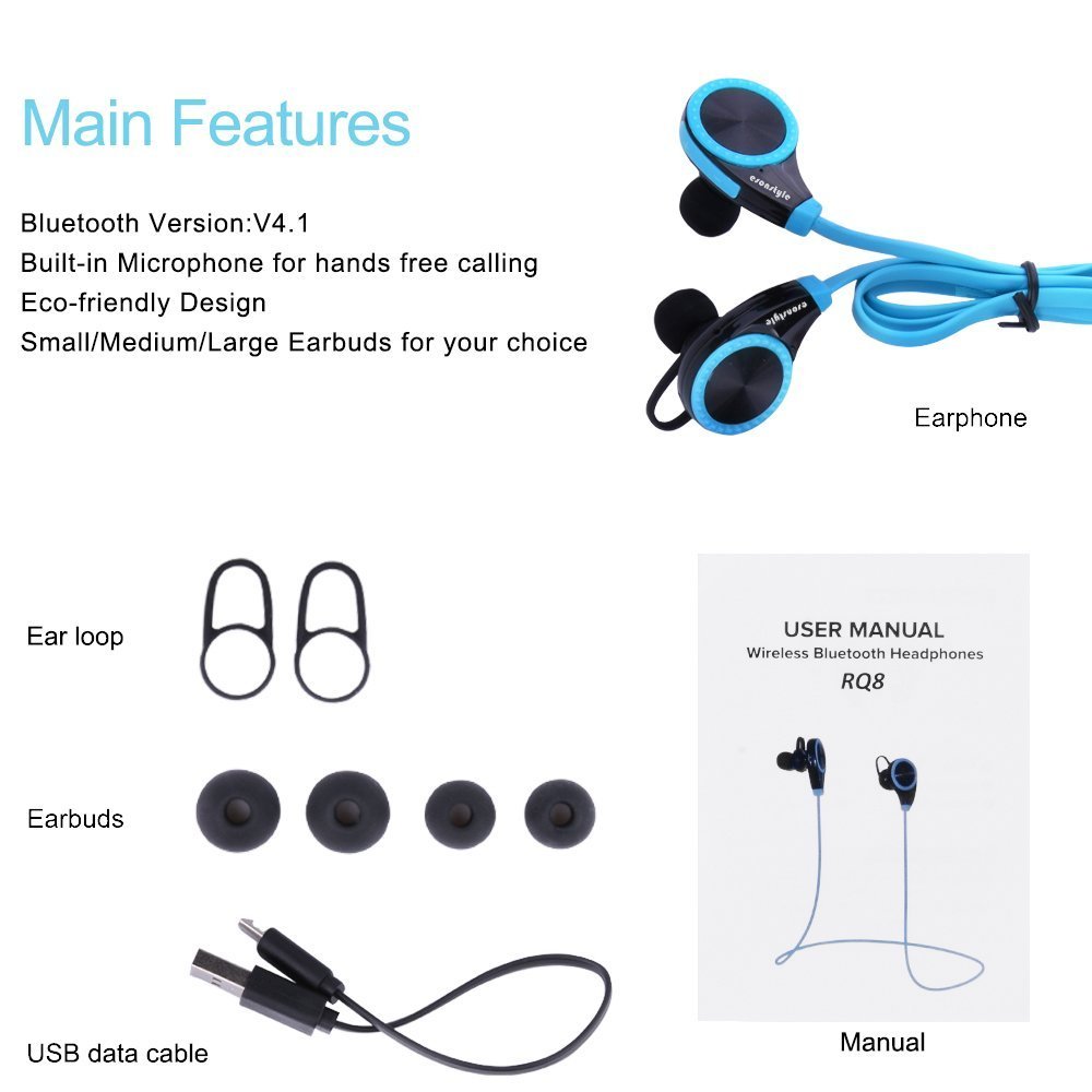 [eCandy] eCandy Wireless Bluetooth Headphones Headphones