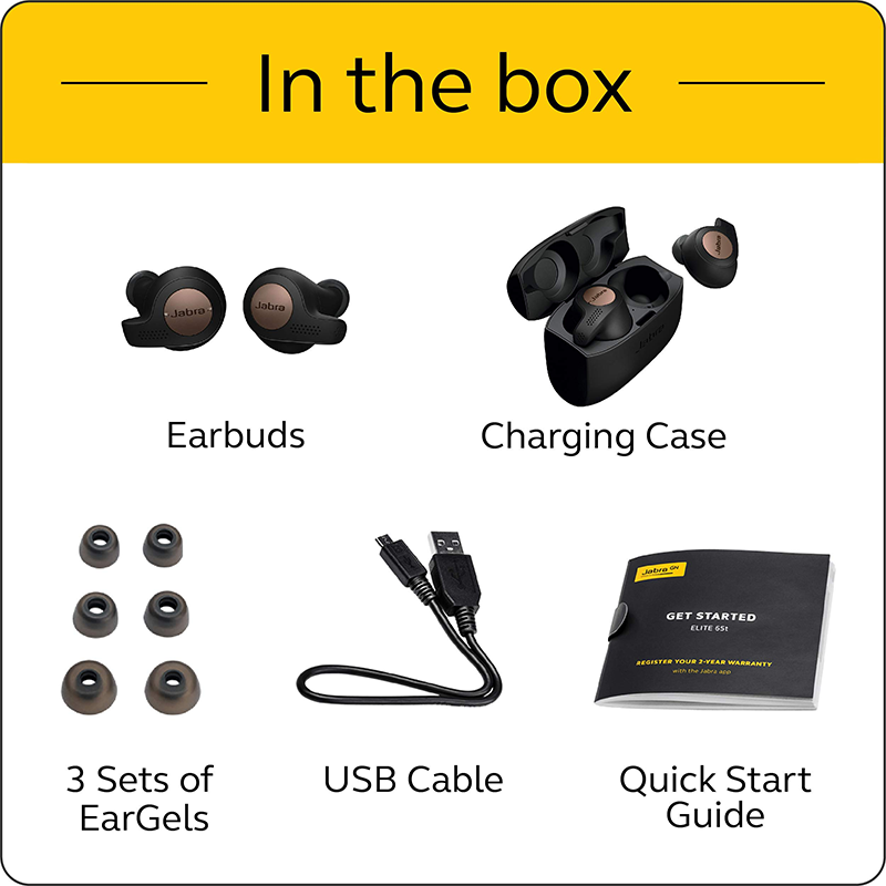 [Jabra] Jabra Elite Active 65t Headphones