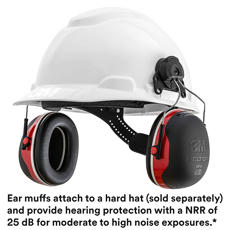 [3M] 3M PELTOR X3P3E-Hard Hat Attached Headphones