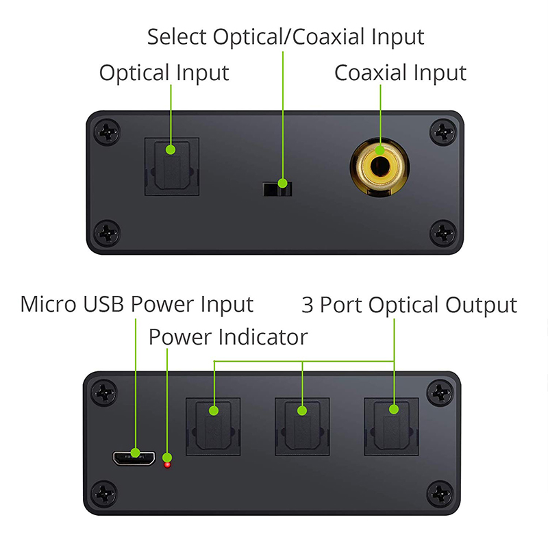 [Linkfor] Linkfor B07SXJTZ5Z 1X3 with Toslink-Coaxial Headphones