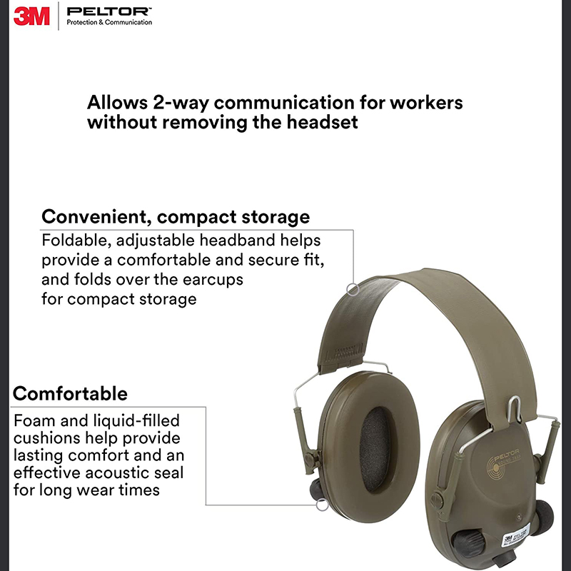 [3M] 3M Peltor Tactical 6-S Headphones