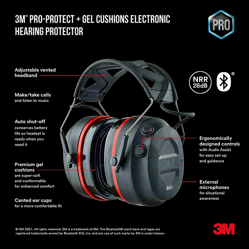 [3M] 3M Pro-Protect 26 NRR Headphones