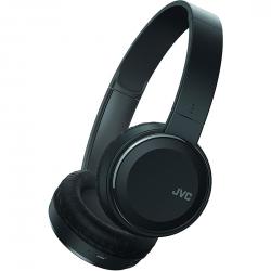 JVC Wireless Lightweight Flat Foldable On Ear Bluetooth Wireless Headband with Mic, Black (HAS190BTB)