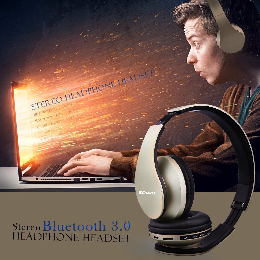 [eCandy] eCandy Bluetooth Headphones Headphones