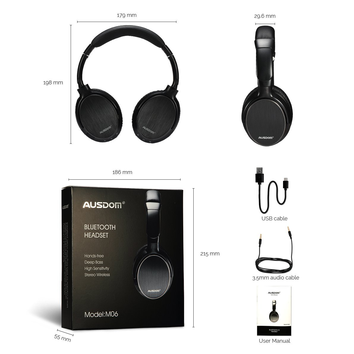 [Ausdom] Ausdom M06 Headphones