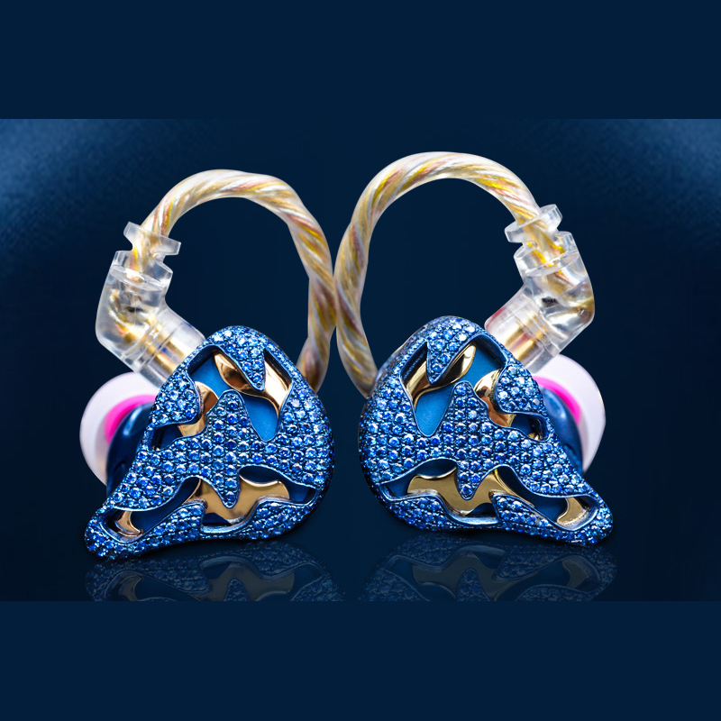 [qdc] qdc qdc Blue Dragon Headphones