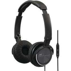 JVC HASR500B Headphones with Remote and Mic (Black)