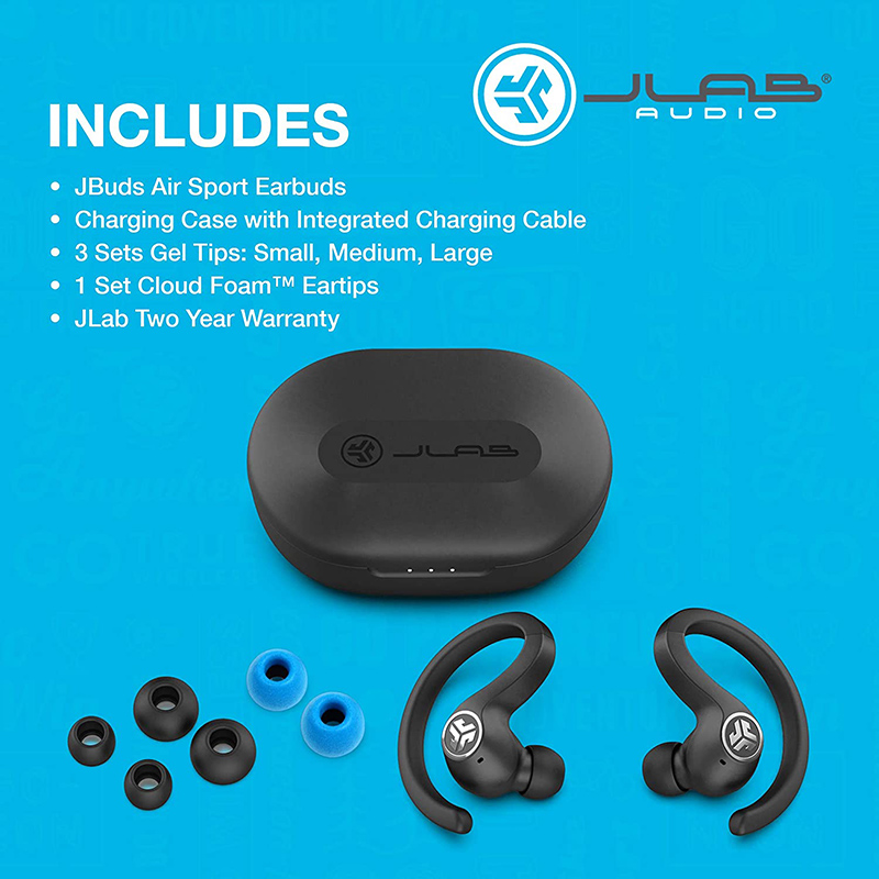 [JLab] JLab JBUDS AIR SPORT TRUE WIRELESS Headphones