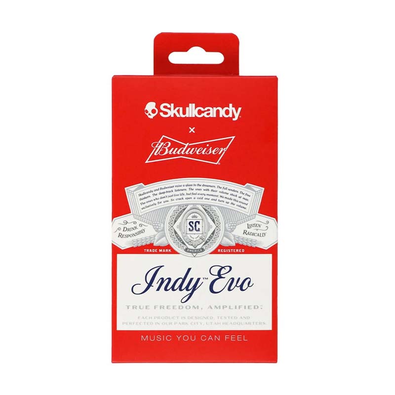 [Skullcandy] Skullcandy Indy Evo Budweiser Limited Edition Headphones