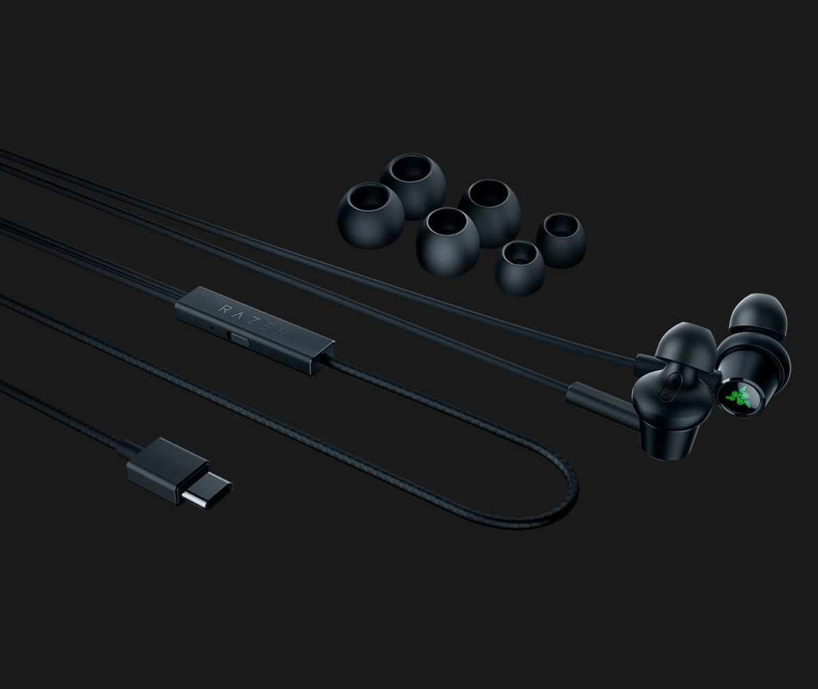 [Razer] Razer Hammerhead USB-C ANC Headphones