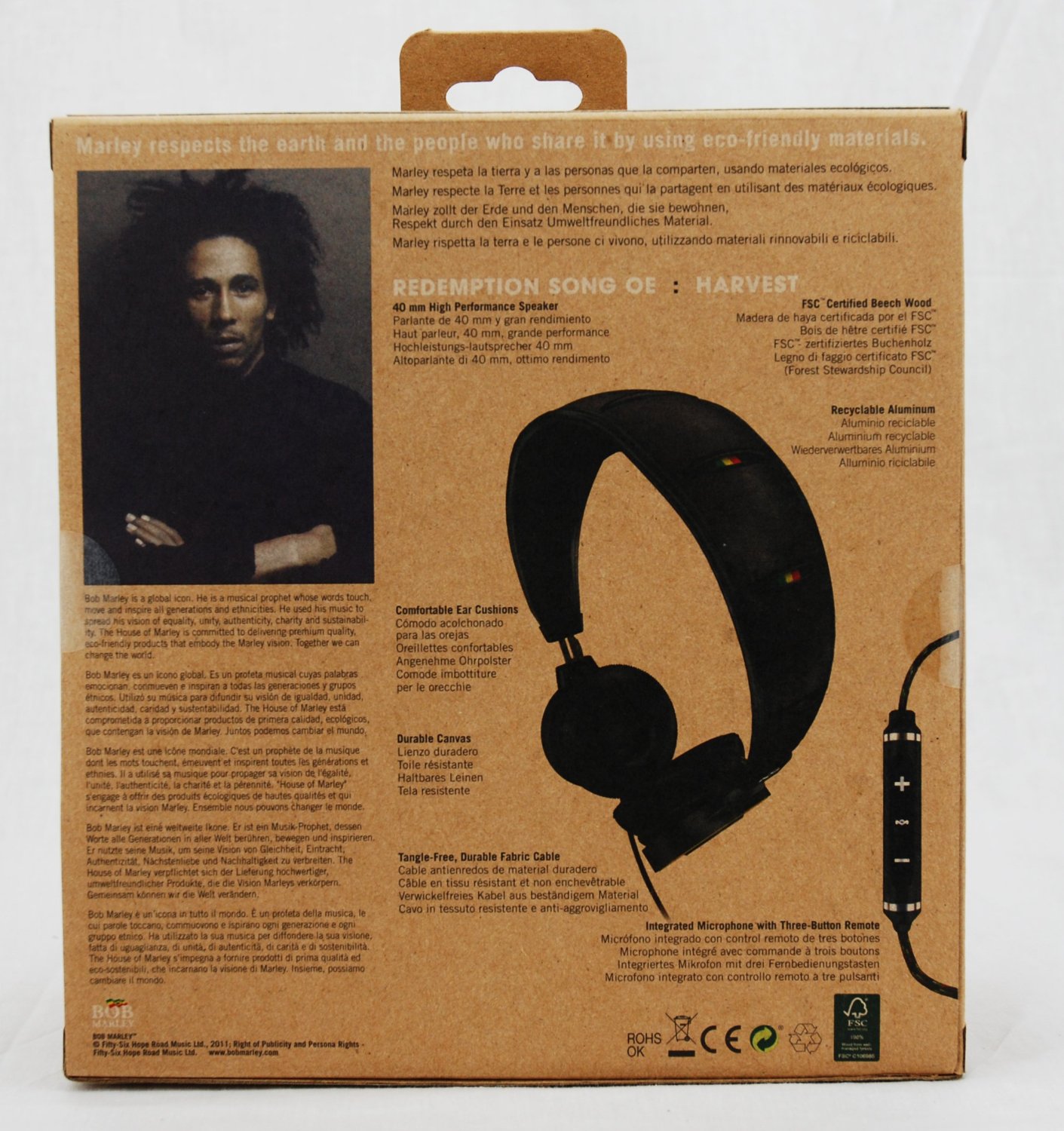 [House of Marley] House of Marley EM-FH023 Headphones