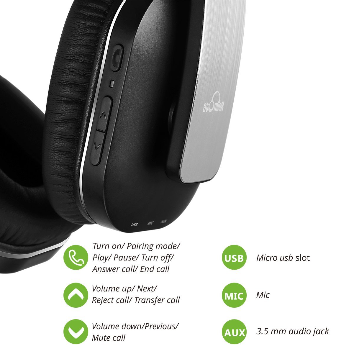 [iDeaUSA] iDeaUSA atomicx Headphones