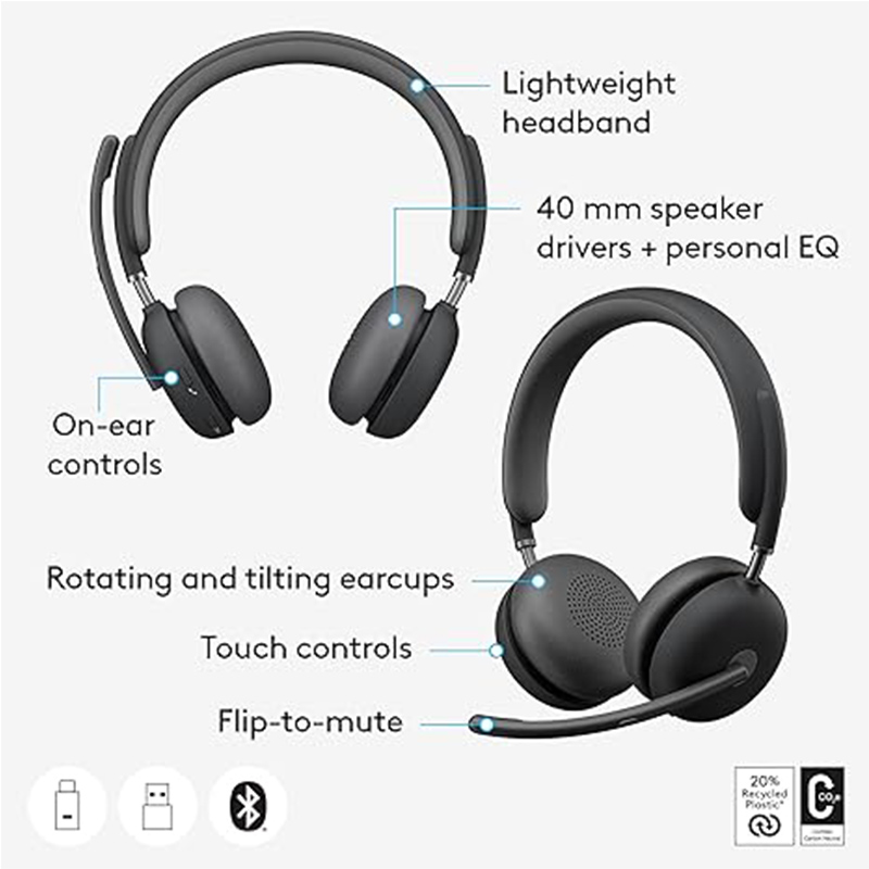 [Logitech] Logitech ZONE 950 Headphones