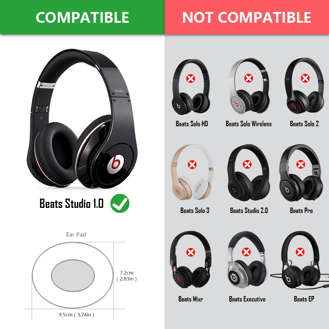 dre beats replacement ear cushions