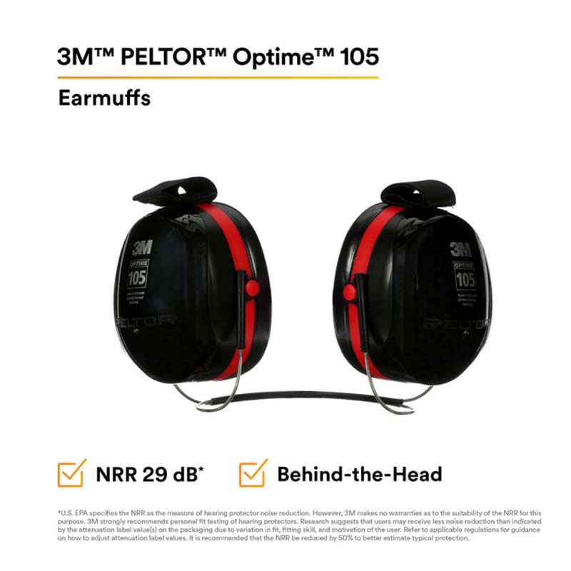 [3M] 3M Peltor Optime 105 H10B Headphones